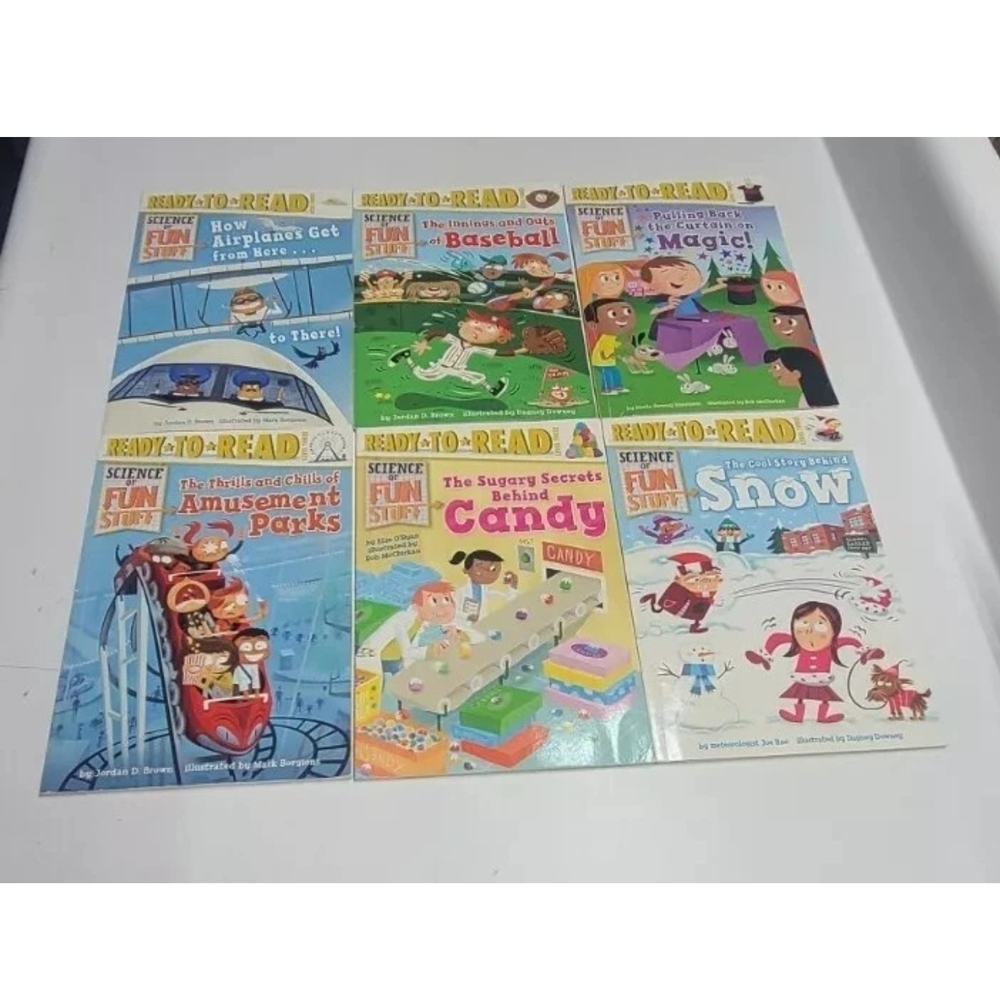 6 Ready-to-Read Level 3 Science Of Fun Stuff Books